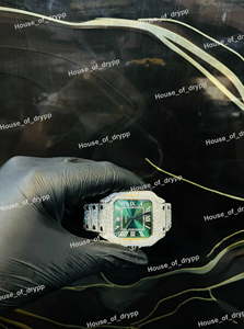 Reloj de Lujo de Acero Inoxidable con Diamantes Cultivados en Laboratorio VVS, Esfera con Números Romanos, Automático, Estilo Hip Hop para Hombre - Product Image 5