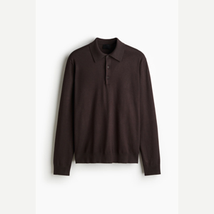 Polo de Punto Fino de Corte Regular para Hombre, Suave al Tacto, Transpirable, de Manga Corta, para Uso Casual Elegante en Verano - Product Image 1