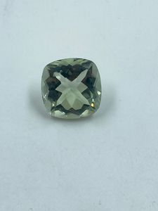 Natural High Quality Green Amethyst Gemstone Loose Stone 10.26Carat 14MM Green <b>Colour</b> Jewelry Making - Product Image 1