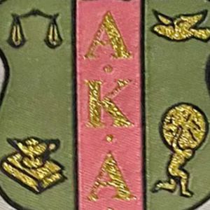 AKA Sorority Brooch Women Crest Pin Gold Chain Accessory Alpha Style Greek Apparel Elegant Fashion Jewelry <b>Badge</b> - Product Image 2