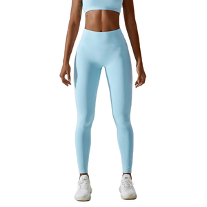 Leggings de yoga sans couture pour femmes, taille haute, respirants, compressifs, extensibles, pour le sport et l'entraînement, vente en gros personnalisée OEM - Product Image 1