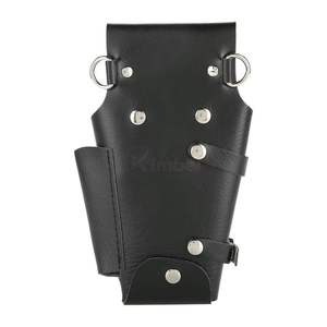 Estuche profesional blanco para tijeras con correa de contraste, bolsa para herramientas de barbero, funda de cuero sintético para tijeras de peluquero, OEM ODM - Product Image 4