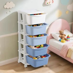 Moderno contenitore in plastica multistrato a colori sfumati resistente materiale PP facile montaggio 2300g Per strato Organizer da 14.17 pollici - Product Image 3