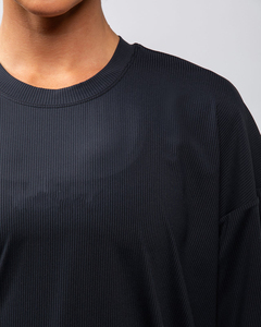 T-shirt en coton ample à col rond et manches courtes pour femme, couleur unie, coupe ample, respirant, tricot jersey, style toutes saisons - Product Image 4