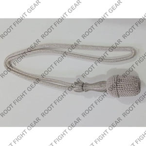 Top qualité fait à la main top qualité épée noeud argent lingot fil gland conception pour équipement de défense personnelle uniforme tactique - Product Image 6