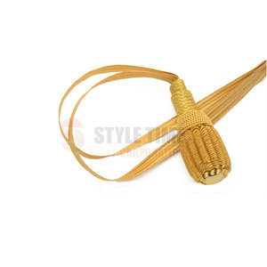 Nudo de espada trenzado de alta calidad con borla clásica, hecho a medida para coleccionistas. - Product Image 5