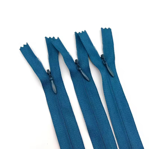 Vente en gros 3 #   Fermeture éclair invisible en nylon, ruban en tissu de longueur personnalisée, coloré, pour robes, vêtements, chaussures, textiles de maison - Product Image 4
