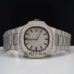 นาฬิกาข้อมือผู้ชาย KRIARA โมอิสซาไนต์ รุ่นขายดีที่สุด ดีไซน์หรูหราทันสมัย ตัวเรือนสแตนเลสสตีล พร้อมกลไกควอตซ์ - Product Image 1