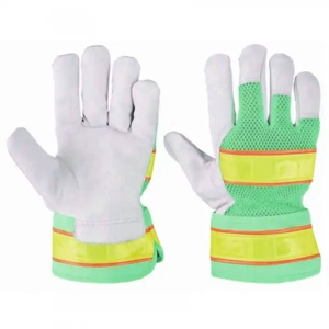 Gants de travail de haute qualité pour grimpeurs canadiens, gants de sécurité industriels en cuir de chèvre, résistants à la chaleur et très résistants - Product Image 3