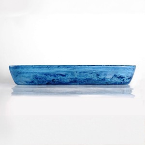 Produit unique en résine polie, écologique, d'origine indienne, design de luxe, vaisselle résistante au lave-vaisselle, art moderne, fête - Product Image 5