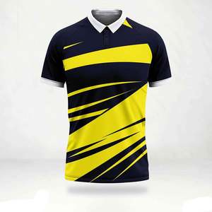 Customizable Breathable 100% Polyester V-neck <b>Adjustable</b> <b>Strap</b> Cricket Jersey Professional Training Sports Wear New Wholesale - Product Image 1