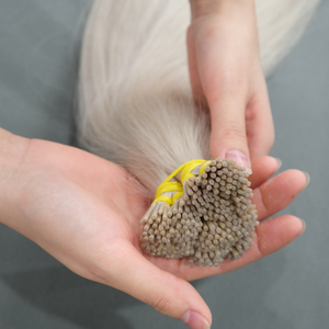 Extension de Cheveux Humains Pointe Plate Vierge Kératine Blonde Cheveux Vietnamiens Super de Haute Qualité Non Synthétique Fabriqué au Vietnam - Product Image 2