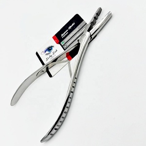 คีมต่อผมสแตนเลส Lucky Lash Tools สำหรับมืออาชีพ ใช้ในเชิงพาณิชย์ ผิวเงาสีเงิน คีมต่อผมแบบ 3 รู - Product Image 5