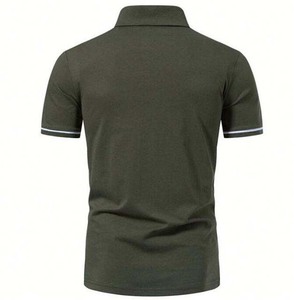 เสื้อกอล์ฟผู้ชายแบบซิปครึ่งตัว น้ำหนักเบา แขนสั้น ผ้าฟลีซ 100% คอตตอน เป็นมิตรกับสิ่งแวดล้อม ระบายอากาศได้ดี - Product Image 3