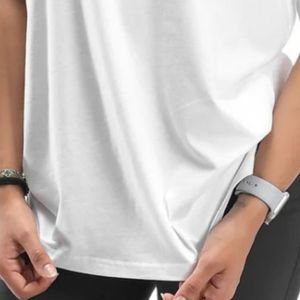 Camiseta Deportiva para Mujer, Color Blanco, Transpirable, Ligera, Informal, de Secado Rápido, para Fitness, Entrenamiento, Running y Actividades Deportivas - Product Image 5