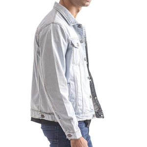 OEM <b>Custom</b> Made High Quality Men's <b>Jacket</b> Breathable Cotton <b>Denim</b> Sustainable Fabric Casual for Winter Direct Wholesale Pakistan - Product Image 6