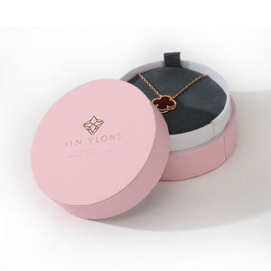 Caja de regalo cilíndrica rosa de alta gama, hecha a medida para una presentación premium. - Product Image 2