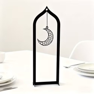 Decoración Luna Dorada para Eid – Adorno Decorativo en Forma de Media Luna para Espacios de Celebración Sofisticados - Product Image 6