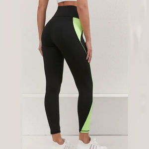 Leggings de yoga et de fitness pour femmes 2026 en coton/bambou, taille mi-haute, antibactériens, imprimés personnalisés, grandes tailles, pour le sport et les loisirs - Product Image 6