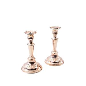 Support de bougie en aluminium argenté style vintage pour centre de table de mariage et décoration intérieure à prix abordable - Product Image 3