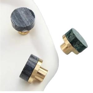 Perillas Modernas Planas y Sencillas de Zinc para Gabinetes y Cómodas, Herrajes para Muebles con un Solo Orificio, Cajón de Cocina 1007 - Product Image 1