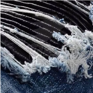 Jean droit déchiré pour homme, couleur personnalisée, haute qualité, 100% coton, velours côtelé, respirant, écologique, décontracté, pour l'hiver, couleur unie - Product Image 3