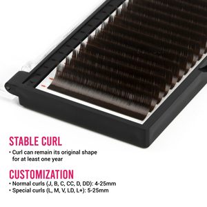 Charmlash <b>Lashes</b> Wholesale Mink With Packaging <b>Brown</b> Cc Curl 0.3 <b>Lashes</b> Mink Eyelashes <b>Extension</b> Deep Black 0.03 0.05 0.07 - Product Image 1