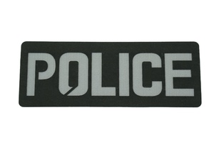 Patch de police thermocollant en tissu tissé et toile brodée pour uniformes et vêtements - Product Image 3