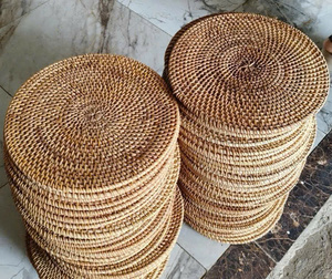 แผ่นรองจานหวาย งานฝีมือทำมือจากเวียดนาม ของตกแต่ง DIY สำหรับโรงแรม บ้าน ครัว ราคาขายส่งที่ดีที่สุด - Product Image 6