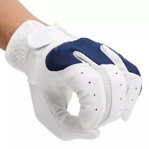 Gant de golf pour homme en cuir Cabretta de qualité supérieure, respirant, pour la main droite, idéal pour les sports d'hiver, couleur blanche - Product Image 3
