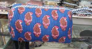 Printed Eco-Friendly Cotton Pouches Handmade Fabric <b>Zipper</b> <b>Storage</b> <b>Bags</b> Outdoor Cosmetic Travel Organizer Gift Pouches Retail - Product Image 5
