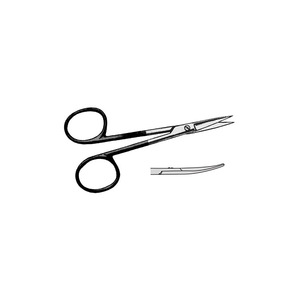 Ciseaux de tenotomie Stevens à bord micro-dentelé, instruments de micro-chirurgie cardiaque, 4-1/8" 4-1/2" 5" et 5.5" (environ) 10,5 cm - Product Image 2