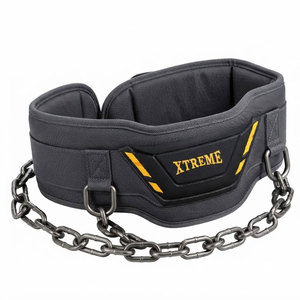 Cinturón de levantamiento de pesas de nuevo diseño con gancho de cadena y cierre de velcro, cinturón de entrenamiento para gimnasio, cinturón de levantamiento de pesas para entrenamiento en el gimnasio. - Product Image 5