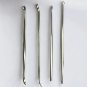 Set de 4 Piezas de Curetas Ortopédicas y Elevadores Periósteicos Jamso Industries, Instrumento Médico de Clase I con Certificación CE - Product Image 1
