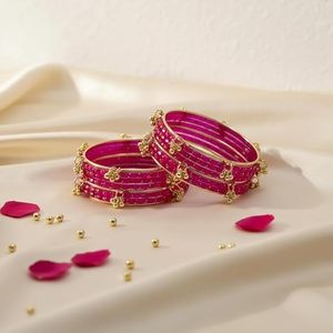 Viral 2026 Trendy High Quality Golden Kashmiri Jhumki Shining Ghungroo <b>Bangles</b> Wedding Party Wear Premium Wholesale Price - Product Image 3