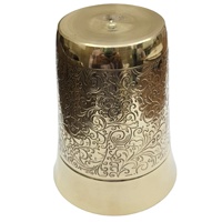 Gobelet en laiton écologique de style vintage, portable pour la maison, les restaurants et les cadeaux par MHQ Traders PVT LTD