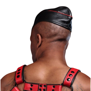 Gorra de Cuero con Ribete para Hombre, Siete Opciones de Color, Estilo Cuero - Product Image 4