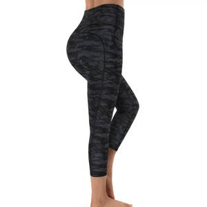 Legging Capri de Sport 2026 pour Sublimation – Tenue d'Entraînement, Fitness et Yoga – Legging Capri Élastique à la Taille pour la Gym et le Yoga - Product Image 3