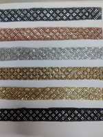 Fourniture en gros de bordure en dentelle ornée de pierres brillantes et de broderie de cristaux perlés exquise pour robes de soirée et vêtements de mode