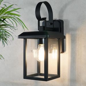 Lampada da Parete per Esterni Inowel 3000K-5000K con Sensore Crepuscolare, Modello 40003 Nero - Product Image 1