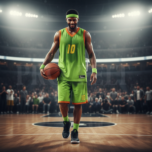 Uniforme de basket-ball en polyester durable et extensible pour les équipes professionnelles, entraînement, vêtements de sport respirants - Product Image 2