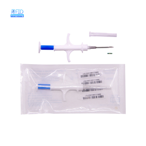 134.2khz 2.12mm * 12mm petite <span class=keywords><strong>puce</strong></span> d'identification animale Bioglass NFC / RFID FDX-B FDX-A puces d'identification de suivi injectables - Product Image 4