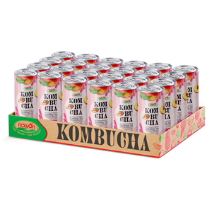 Kombucha Pêche en Gros : Boisson Digestive Énergisante, Thé Herbal Pétillant – Fabricant, Fournisseur en Vrac, Boissons Personnalisées OEM en Carton - Product Image 5