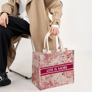 Bolsa de Yute Natural Sostenible, Bolsa de Compras Reutilizable y Ecológica - Product Image 3