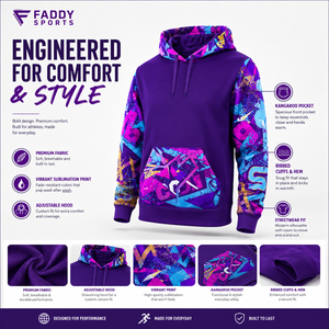 Custom Sublimation Graffiti <b>Men</b> Sports Hoodie Pullover Streetwear Gym Fitness Training Athletic Wear Wholesale <b>Sweatshirts</b> 2026 - Product Image 5