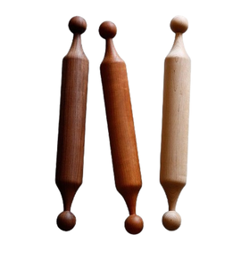 Rodillo de Cocina Multiusos Clásico, Rodillo de Precisión para Panaderos, Herramienta de Repostería de Madera Hecha a Mano, Suministro al por Mayor - Product Image 5