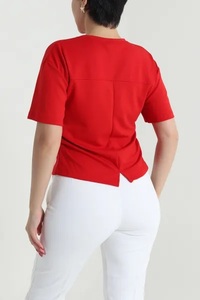 เสื้อยืดผู้หญิงทรงหลวม แขนยาว มีกระเป๋าเสื้อ รุ่น Ever Glow Lined Pockets สไตล์ลำลอง ไซส์ใหญ่ คุณภาพสูง ระบายอากาศได้ดี เป็นมิตรต่อสิ่งแวดล้อม - Product Image 6