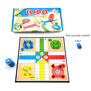Juego de Ludo de tamaño de viaje, tablero plegable, juego de estrategia clásico, regalo de mesa compacto - Product Image 1