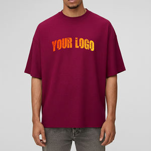 Nueva Camiseta Extra Grande para Hombre, Manga Corta, 100% Algodón Tejido, Logotipo Personalizado Impreso, Estilo Casual con Cuello Redondo, Fabricantes de Camisetas para Hombre - Product Image 1