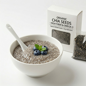 Semillas de Chía Negra Orgánica Premium de Marca Privada, Alto Contenido de Fibra, Omega-3, Superalimento para el Control de Peso y Smoothies Saludables - Product Image 3